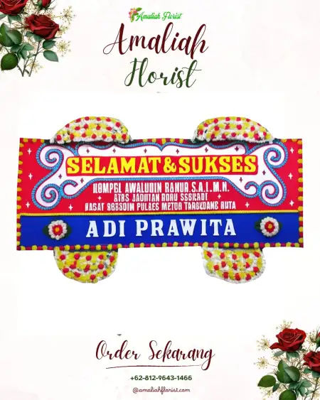 Papan Bunga Ucapan Selamat Wanguk